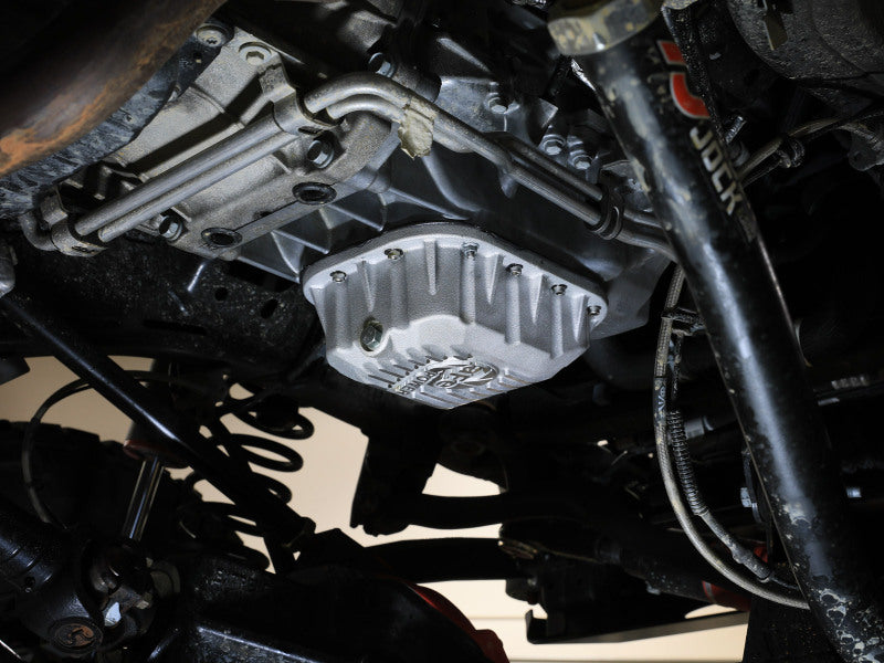 aFe POWER Street Series Engine Oil Pan Raw w/ Machined Fins Jeep Wrangler (JL)/Gladiator 18-25 V6 - 46-71470A
