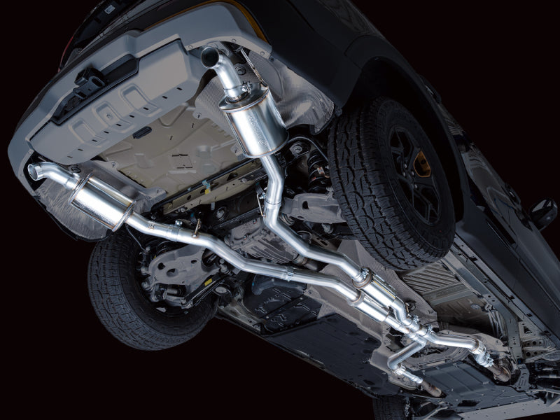 AWE Tuning 2021+ Ford Explorer Tremor 3.0TT 0FG Dual Rear Exit Exhaust w/ Bash Guard - 3015-28625