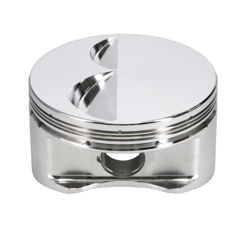 Manley Chevrolet Small Block Piston Set - 4.030in Bore 1.250in CH, -4.00 CC - 591630-8