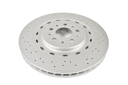 DBA 14-18 Maserati Ghibli (M157) En-Shield OE Drilled Front Brake Rotor - DBA3875OEX