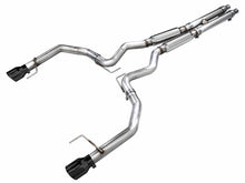 Load image into Gallery viewer, AWE 2024 Ford Mustang GT Fastback S650 RWD Track Edition Cat-Back Exhaust w/ Dual Diamond Black Tips - 3020-33650