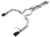 AWE 2024 Ford Mustang GT Fastback S650 RWD Track Edition Cat-Back Exhaust w/ Dual Diamond Black Tips - 3020-33650