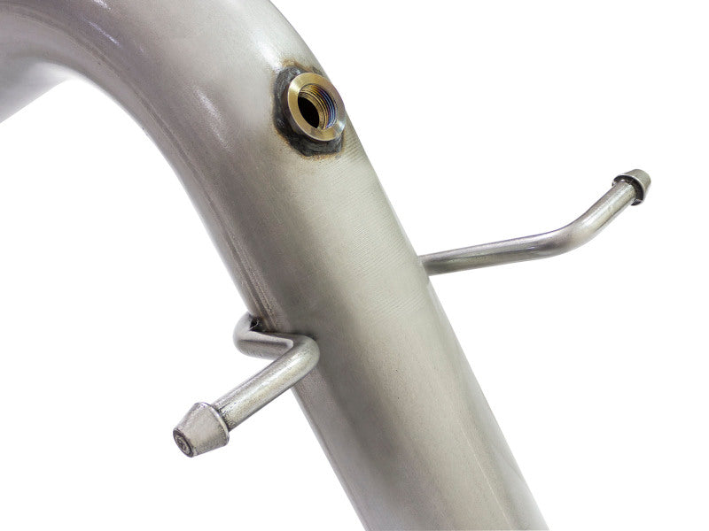 aFe LARGE BORE HD 3.5in DPF-Back Alum Exhaust w/Polished Tip 2016 GM Colorado/Canyon 2.8L (td) - 49-04064-P