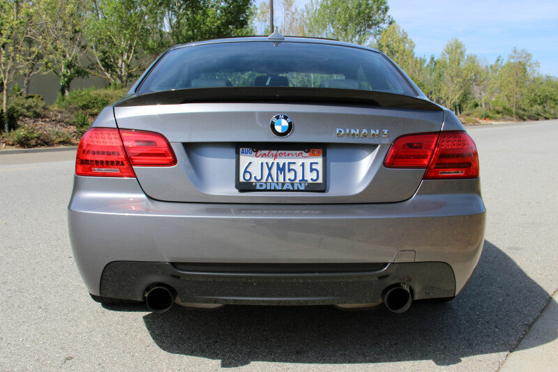 Dinan 07-13 BMW 335i/335is/335xi (E92/E93) Free Flow Axleback Exhaust System - Black Tips - D660-0011-BLK