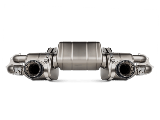 Akrapovic 2020+ Porsche Cayman GT4 (718) Slip-On Race Line (Titanium) (Req Tips / Option 2) - S-PO/TI/18/1