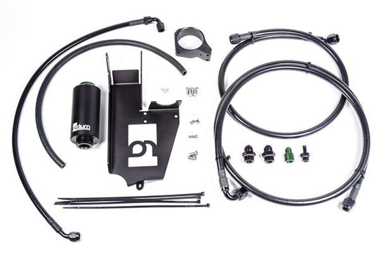 Radium Engineering Fuel Hanger Plumbing Kit Mitsubishi Evo 7/8/9 - Stainless Filter - 20-0376-03
