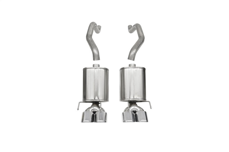 Corsa 2009-2013 Chevrolet Corvette (C6) 6.2L Polished Sport Axle-Back Exhaust w/4.5in Tips - 21011