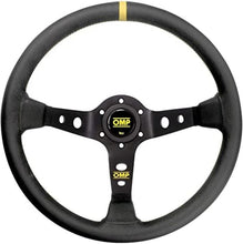 Load image into Gallery viewer, OMP Corsica Steering Wheel In Leather - Black - OD0-1956-071