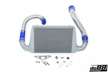 Load image into Gallery viewer, do88 87-93 SAAB 900 Turbo BigPack Front Mount Intercooler Kit w/Blue Hoses - BIG-170-B