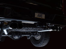 Load image into Gallery viewer, AWE Tuning 22-23 GMC Sierra 1500 AT4X 6.2L 0FG Catback Split Dual (Flat Bumper) - Diamond Black Tips - 3015-43284