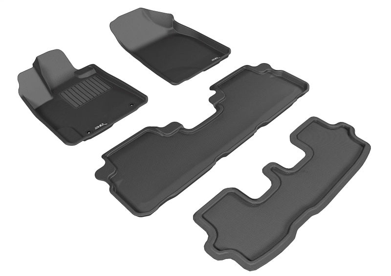 3D MAXpider 08-13 Toyota Highlander Hybrid Kagu Black Full Set - L1TY15701509