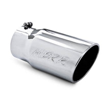 Load image into Gallery viewer, MBRP Universal Tip 6 O.D. Angled Rolled End 5 inlet 12 length - T5075