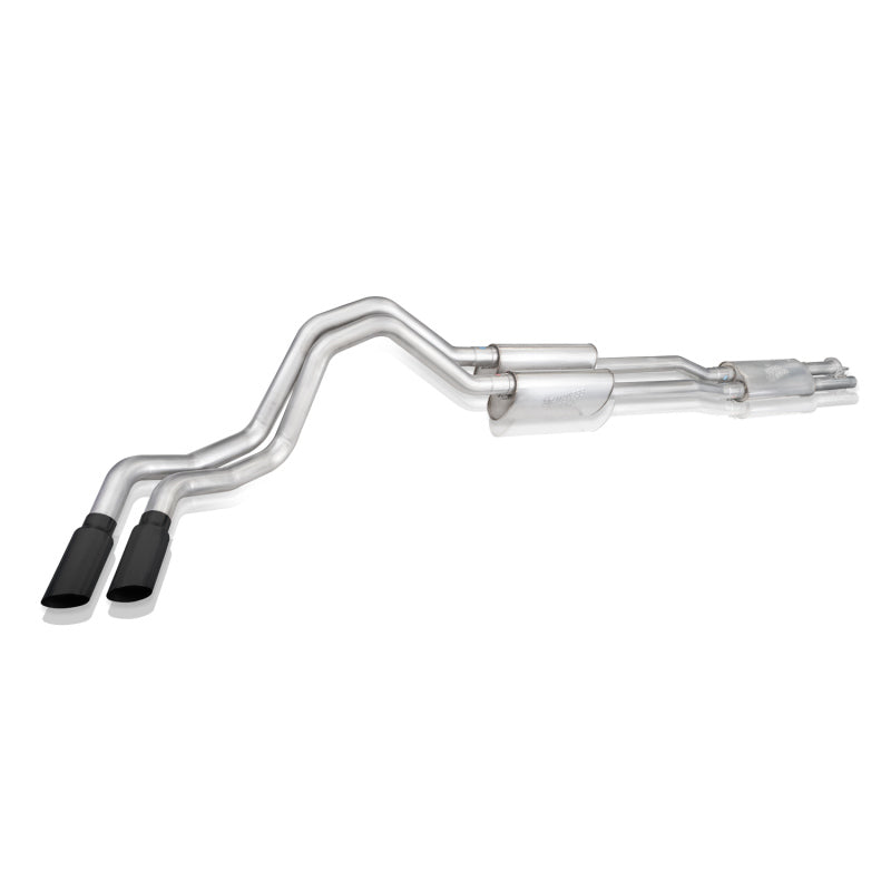 Stainless Works 20-21 Ford F-250/F-350 7.3L 304SS Redline Catback w/ 4in Matte Black Tips - FT220CBR-B