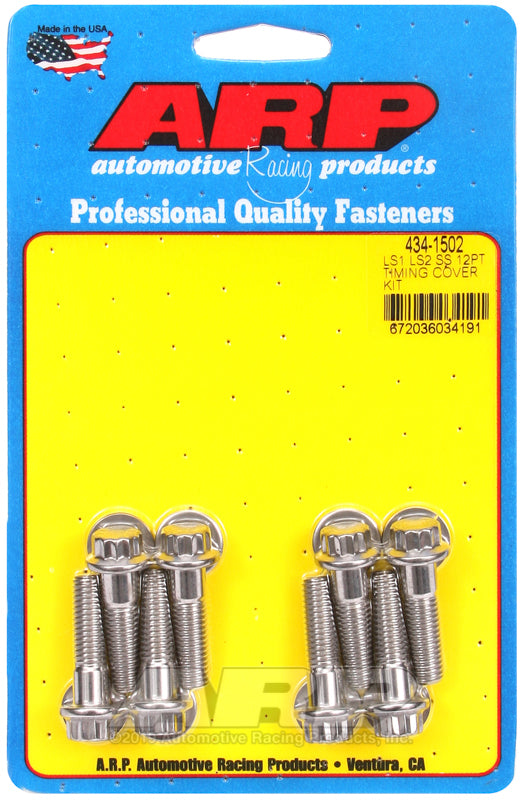 ARP Chevy LS1 LS2 SS 12pt Timing Cover Bolt Kit - 434-1502