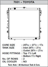 Load image into Gallery viewer, CSF 07-19 Toyota Tundra 5.7L Radiator - 7031