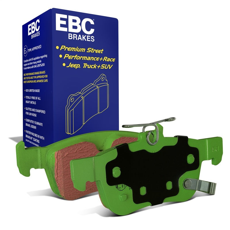 EBC 2016+ Honda Civic Coupe 1.5L Turbo Greenstuff Rear Brake Pads - DP22301
