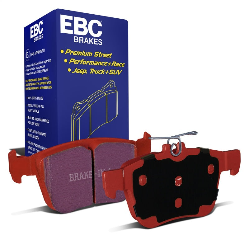 EBC 2014+ Audi A3 1.8 Turbo (w/Electronic Parking Brake) Redstuff Rear Brake Pads - DP32153C