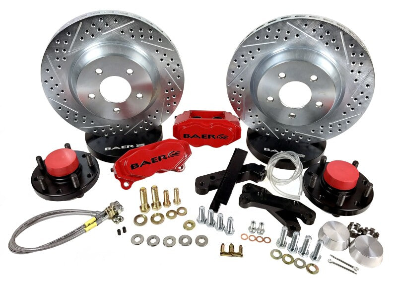 Baer Brakes 64-72 Buick Skylark STD Studs 13in SS4 Front SDZ Brake Kit - Grabber Blue - 4301526GB