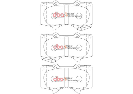 DBA 2015+ Toyota Fortuner XP Performance Brake Pads - DB2380XP