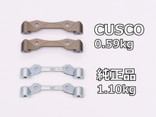 Load image into Gallery viewer, Cusco 23-25 Toyota GR Corolla Light Weight Rear Brake Caliper Bracket - Billet Aluminum