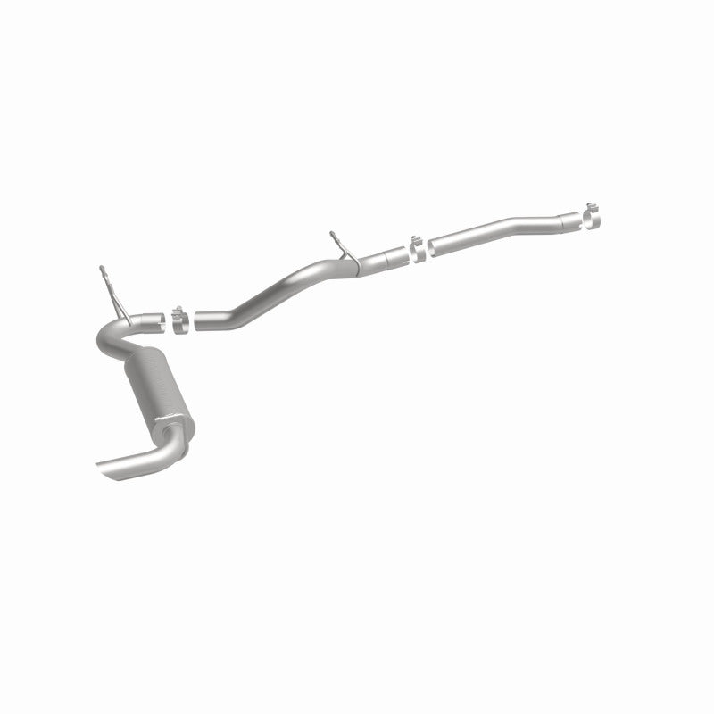 MagnaFlow 12-14 Jeep Wrangler 3.6L Single Straight Rear P/S Exit Stainless C/b Perf Exhaust-Comp - 15118