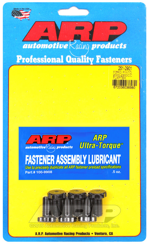 ARP Ford Pinto 2000-2300cc Flexplate Bolt Kit - 251-2901