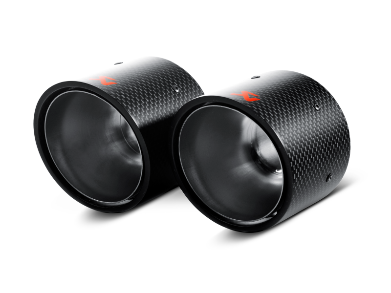 Akrapovic 07-14 MINI Cooper S (R56) / Cooper S Cabrio (R57) Tail Pipe Set (Carbon) - TP-MINR56/57-CA