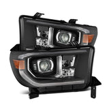 AlphaRex 07-13 Toyota Tundra/08-17 Sequoia G2 PRO-Series Projector Headlights Black -NO Lvl Adjuster - 880829