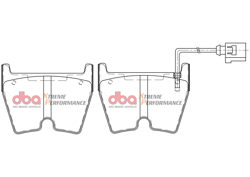 DBA 08-19 Audi R8 (w/Iron Rotors) XP Performance Front Brake Pads - DB15005XP