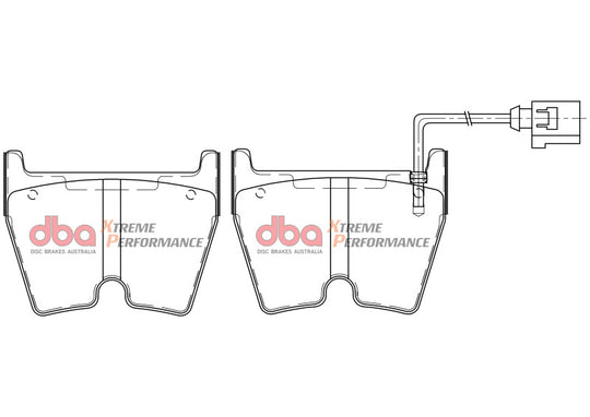 DBA 08-19 Audi R8 (w/Iron Rotors) XP Performance Front Brake Pads - DB15005XP