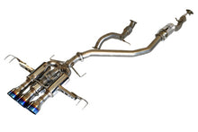 Load image into Gallery viewer, Invidia 22+ HONDA CIVIC TYPE-R FL5 R400 SINGLE LAYER TI TIP FULL CAT-BACK (NON POLISH PIPE) - HS22CTRFGM3STL