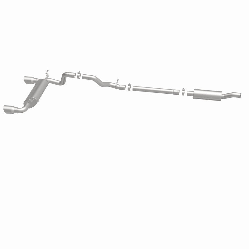 MagnaFlow 2018+ Jeep Wrangler 3.6L 409 SS Dual Split Rear Exit Polished Tips Cat-Back Exhaust - 19416
