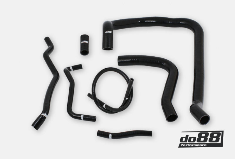 do88 Volvo 740 760 780 940 960 D24 Coolant Hoses Black - DO88-KIT206S