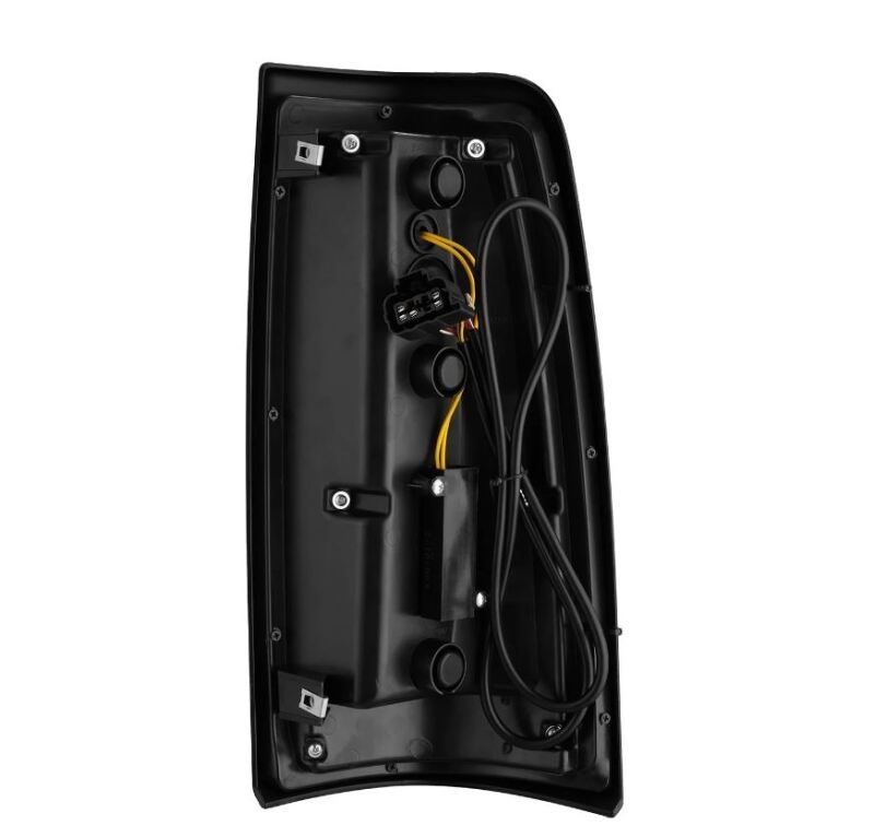 AlphaRex 99-06 Chevrolet Silverado/99-06 GMC Sierra LUXX-Series LED Tail Lights - Black/Red - 620007