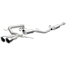 Load image into Gallery viewer, MagnaFlow 13 Ford Focus 2.0L Turbocharged ST Dual Center Rear Exit Stainless Cat Back Perf Exhaust - 15155