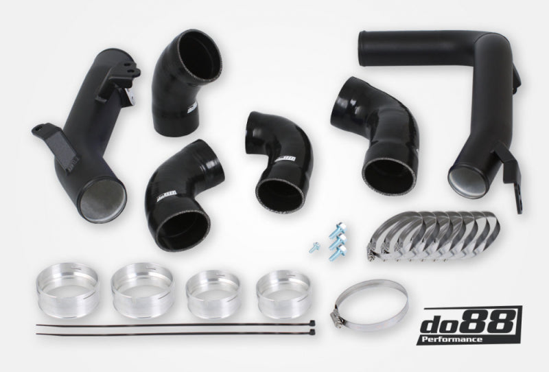 do88 Volvo S60 V60 XC60 V90 S90 XC90 SPA Pressure Pipes Diesel OEM Intercooler Black Hoses - TR-260-D-OEM-S