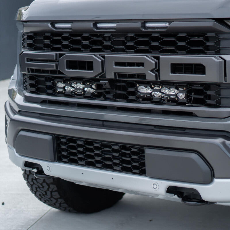 Baja Designs 2021+ Ford Raptor OnX6 Behind Grill Kit -10in. Clear D/C - 448063
