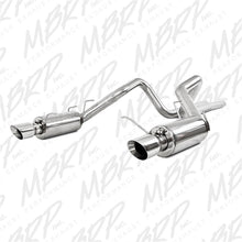 Load image into Gallery viewer, MBRP 11-14 Ford Mustang GT 5.0L Dual Split Rear Street Version T409 3in Cat Back Exhaust System - S7258409
