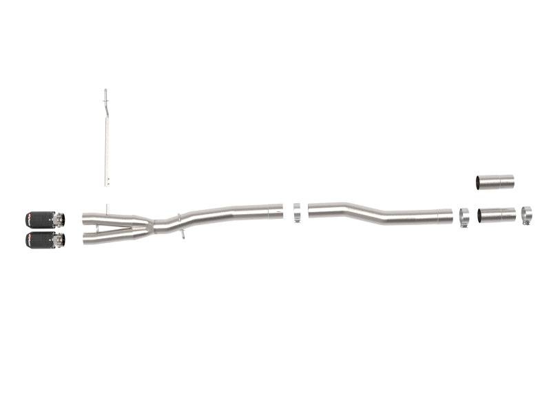 aFe 14-24 Mini Cooper S MACH Force-Xp 3in to 2-1/2in 304SS Cat-Back Exhaust w/ Carbon Fiber Tip - 49-36354-C