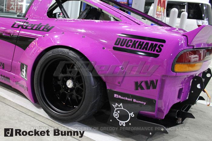GReddy 89-93 Nissan 240SX Full Rocket Bunny 180/240SX Wide Body Aero Kit w/ Wing - 17020380
