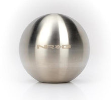 Load image into Gallery viewer, NRG Silver Titanium Round Shifter Heavy Weight - SK-350SL
