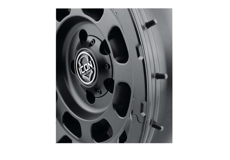 ICON Hammer Pro 17x8.5 / 6x135 / 6MM / 5in BS - Satin Black - 21017856350SB