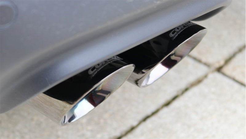 Corsa 15-16 Dodge Challenger Xtreme Cat-Back Dual Rear Exit with Twin 3.5in Polished Pro-Series Tips - 14985