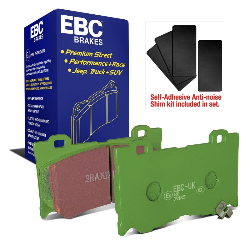 EBC 08-15 Infiniti G37 3.7 Greenstuff Front Brake Pads - DP21823