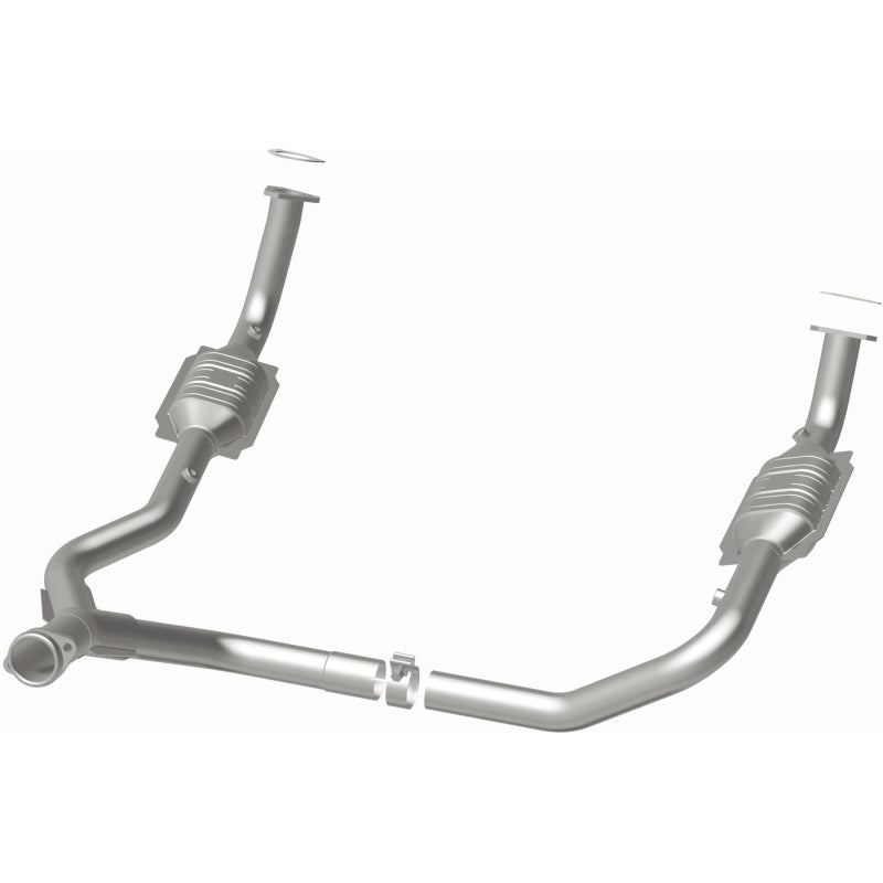 MagnaFlow DF Cat. Conv 95-99 Range Rover 4.0/4.6L GEMS Y-Pipe Assembly *NOT FOR SALE IN CALIFORNIA* - 93694