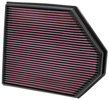 Load image into Gallery viewer, K&amp;N Replacement Air Filter for 11-12 BMW X3 3.0L L6 - 33-2465
