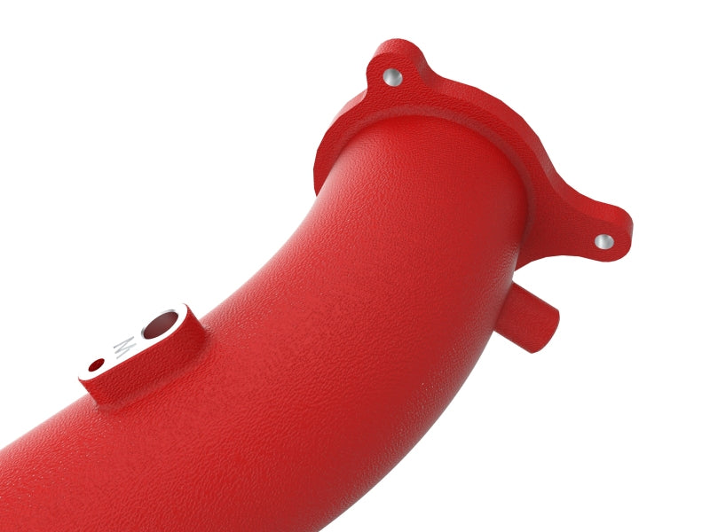 aFe BladeRunner Red 2-3/4in Aluminum Charge Pipe 2021 Toyota Supra GR (A90) I4-2.0L (t) B48 - 46-20488-R