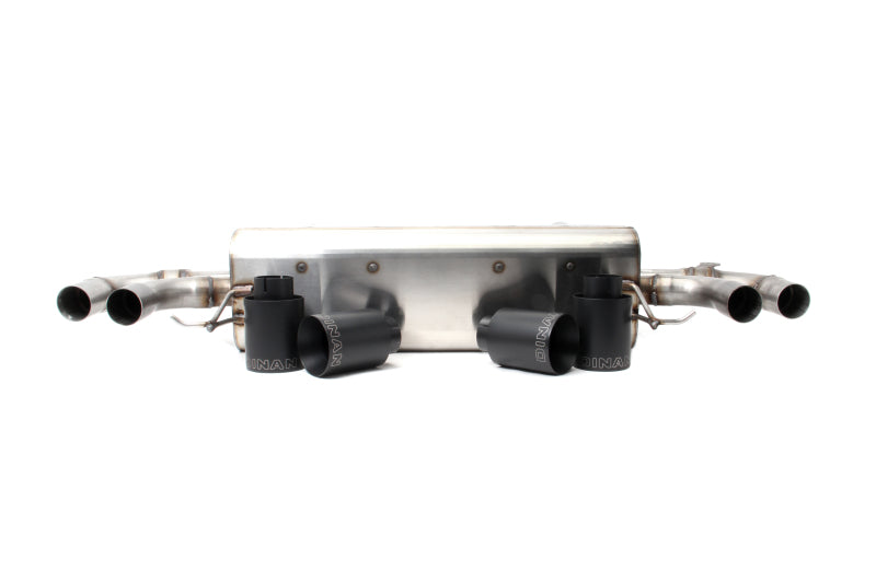 Dinan 18-23 BMW M550i (G30) Free Flow Axleback Exhaust System - Black Tips - D660-0075-BLK