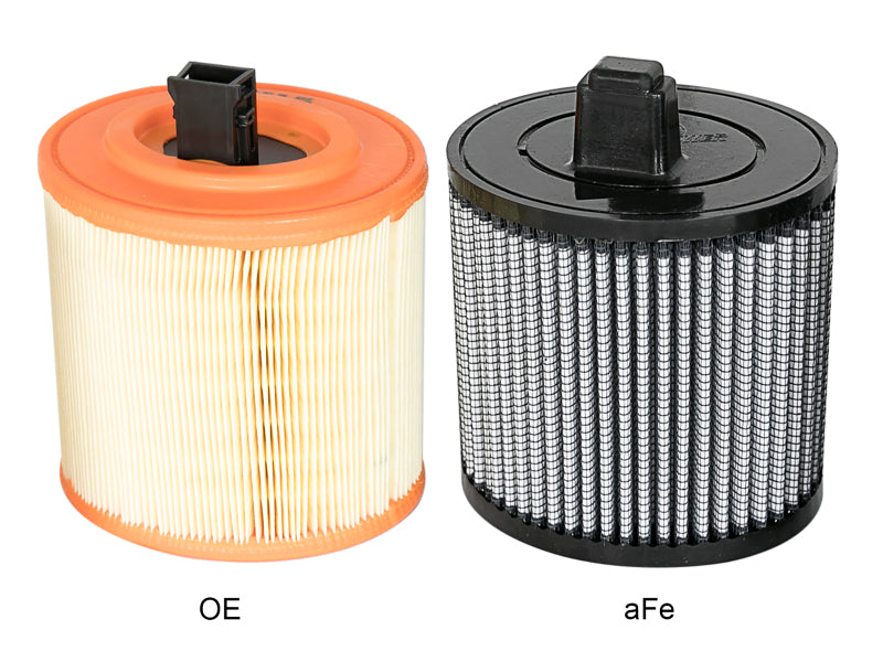 aFe MagnumFLOW Air Filters OER Pro Dry S A/F 16-17 Cadillac ATS-V V6-3.6L (tt) - 11-10138