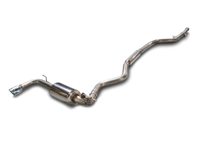 AWE Tuning BMW F30 320i Touring Exhaust & Performance Mid Pipe - Chrome Silver Tip (102mm) - 3015-22044